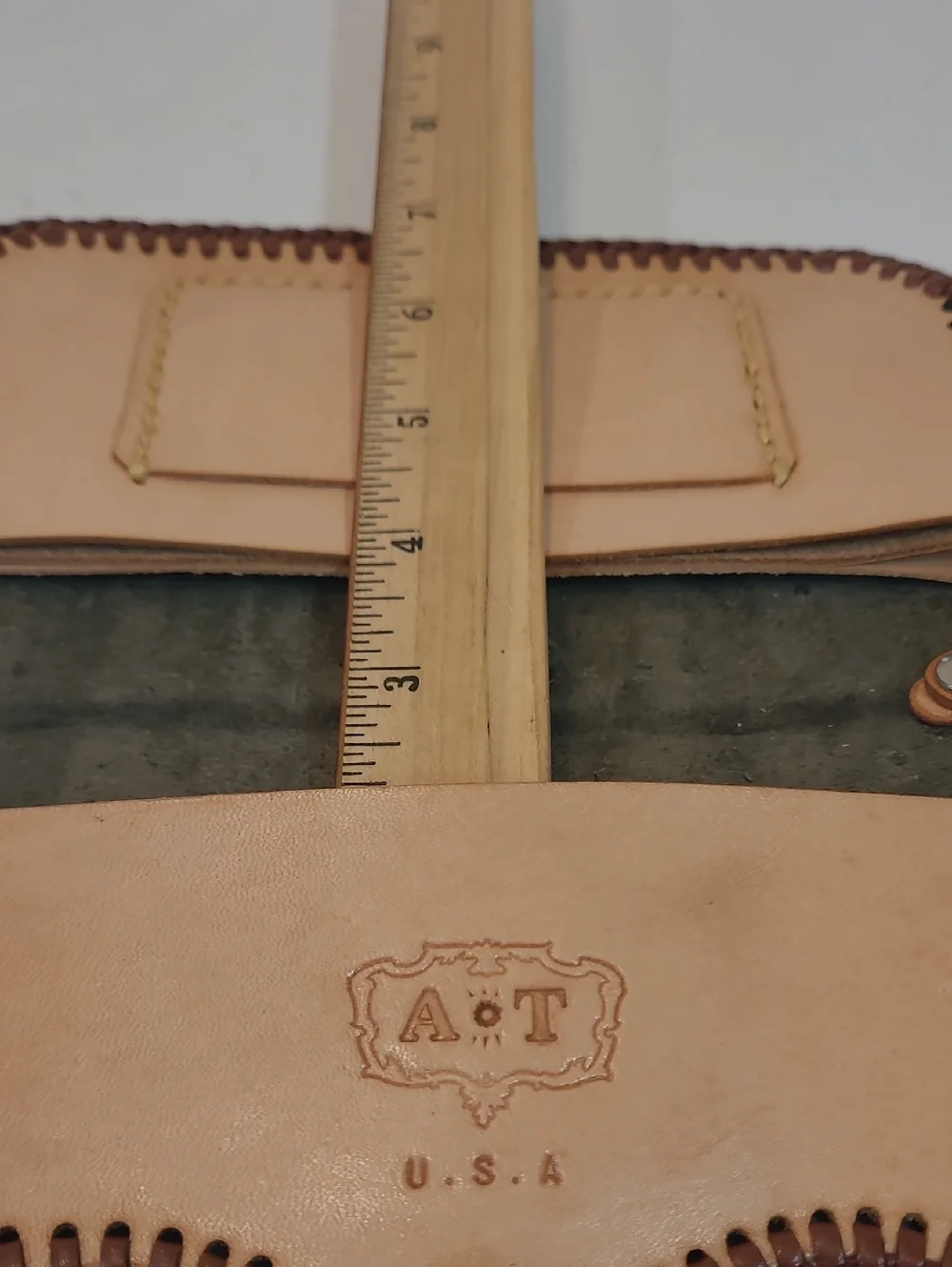 Leather Wallet W/ Wrist Clip Western Style Rodeo Cowboy Handmade Unique!
